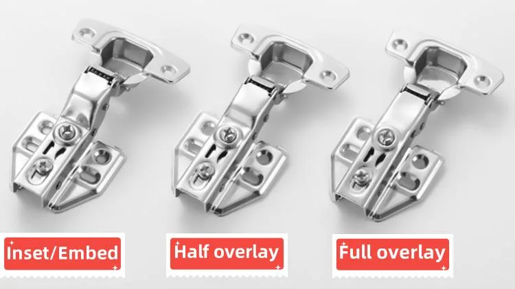 Adjustable Soft Closing Stainless Steel Hydraulic Hinge Cabinet Door Hardware Furniture Hinge